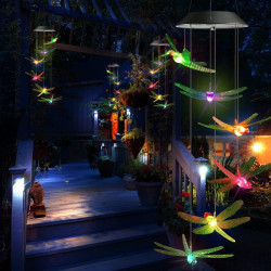 Solar Wind Chime Color Changing Wind Chimes