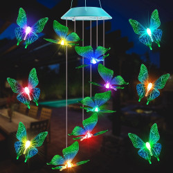 Solar Wind Chime Color Changing Wind Chimes