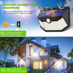 Solar Lights Outdoor Motion Sensor Security Lights