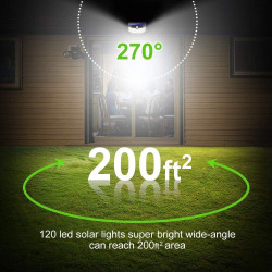 Solar Lights Outdoor Motion Sensor Security Lights